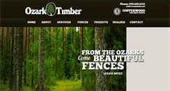 Desktop Screenshot of ozarktimber.net